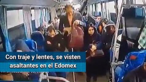 De traje y lentes, así asaltan a pasajeros en la México-Pachuca