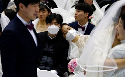 Gigantesco matrimonio colectivo en Corea del Sur a pesar del nuevo coronavirus