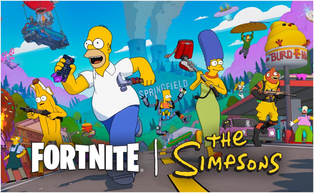 Este sábado Fornite estrenó su nueva temporada en colaboración con la serie animada Los Simpson. Foto: X @XboxMexico