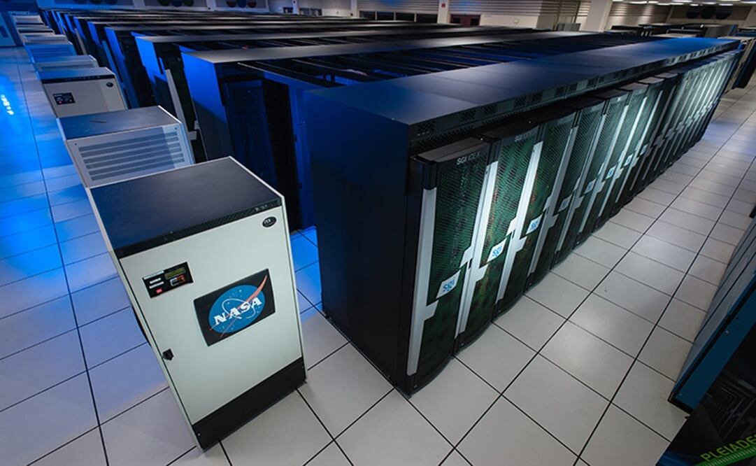 Pleiades, la supercomputadora de la NASA, se ha sumado a la lucha contra el coronavirus. Foto: Ames Research Center de la NASA