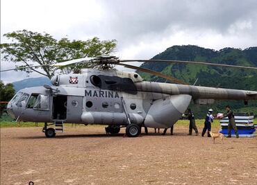 Traslada Marina de urgencia a enfermo en comunidad aislada en Oaxaca