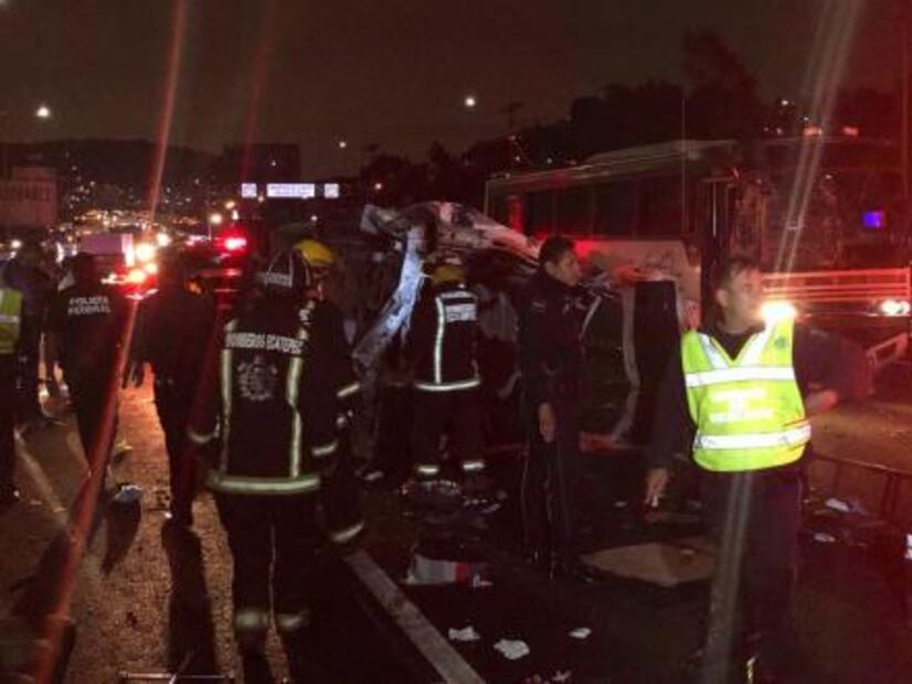 Choque deja una persona muerta en la México-Pachuca