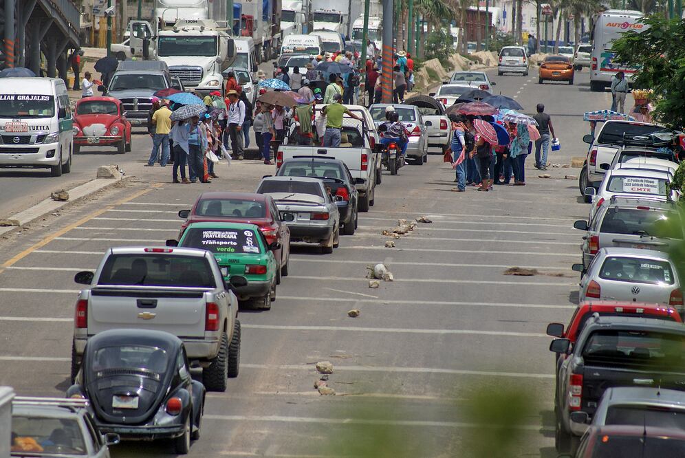 CTM también bloquea en Chiapas