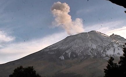 Reportan hielo y nieve en laderas del ‘Popo’