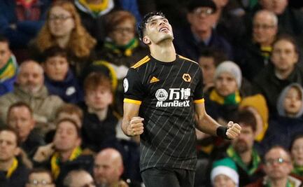 Raúl Jiménez da triunfo a Wolves sobre el Norwich 