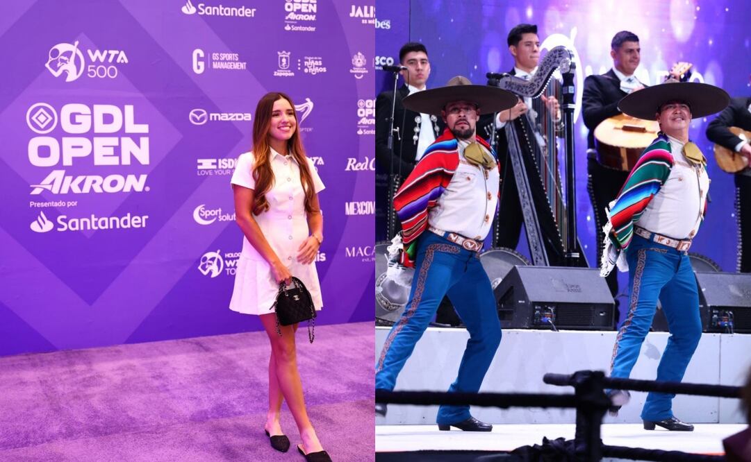 FOTO: @WTAGuadalajara - Guadalajara Open AKRON deslumbra con espectacular Alfombra Morada