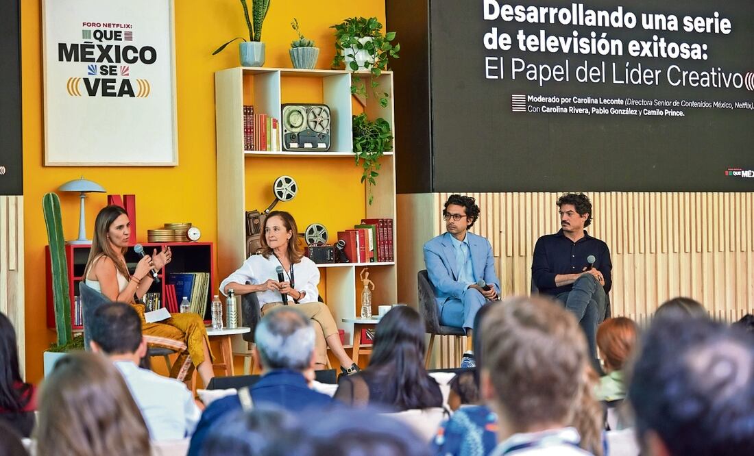 Que México se vea es un evento de Netflix donde creadores a diferentes niveles de producción de series televisivas plantearon ideas para mejorar la producción de contenidos. Foto: de Netflix
