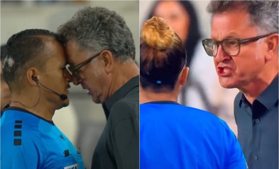 Juan Carlos Osorio explotó contra los árbitros en la Leagues Cup. FOTO: ESPECIAL