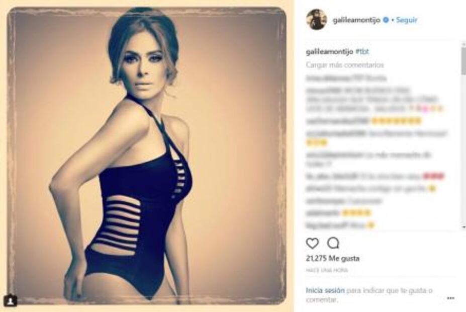 Galilea Montijo luce sus curvas en traje de baño