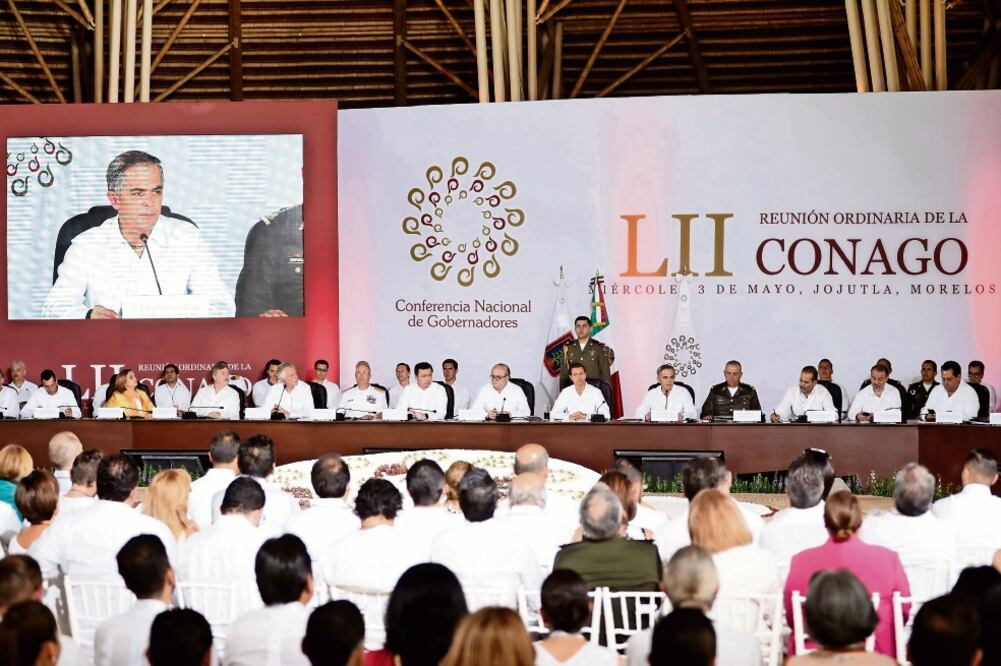 Miguel Ángel Mancera, jefe de gobierno de la CDMX, enfatizó que el alza de delitos está relacionada con el nuevo sistema penal (ARCHIVO EL UNIVERSAL)