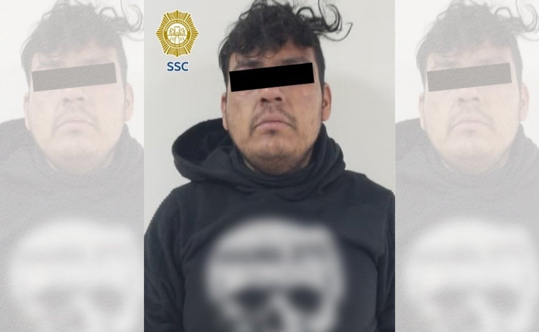Un hombre fue detenido tras presuntamente asaltar una sex shop en Iztapalapa. 01/09/2026. | Foto: Cortesía SSC.