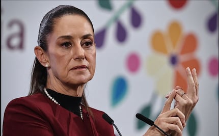 Sheinbaum: Gobierno no tiene información de que CJNG vigiló a la DEA en juicio de "El Menchito"; "delincuencia no solo hay en Mexico"