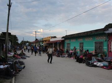 Detectan cinco niños con dengue en caravana migrante