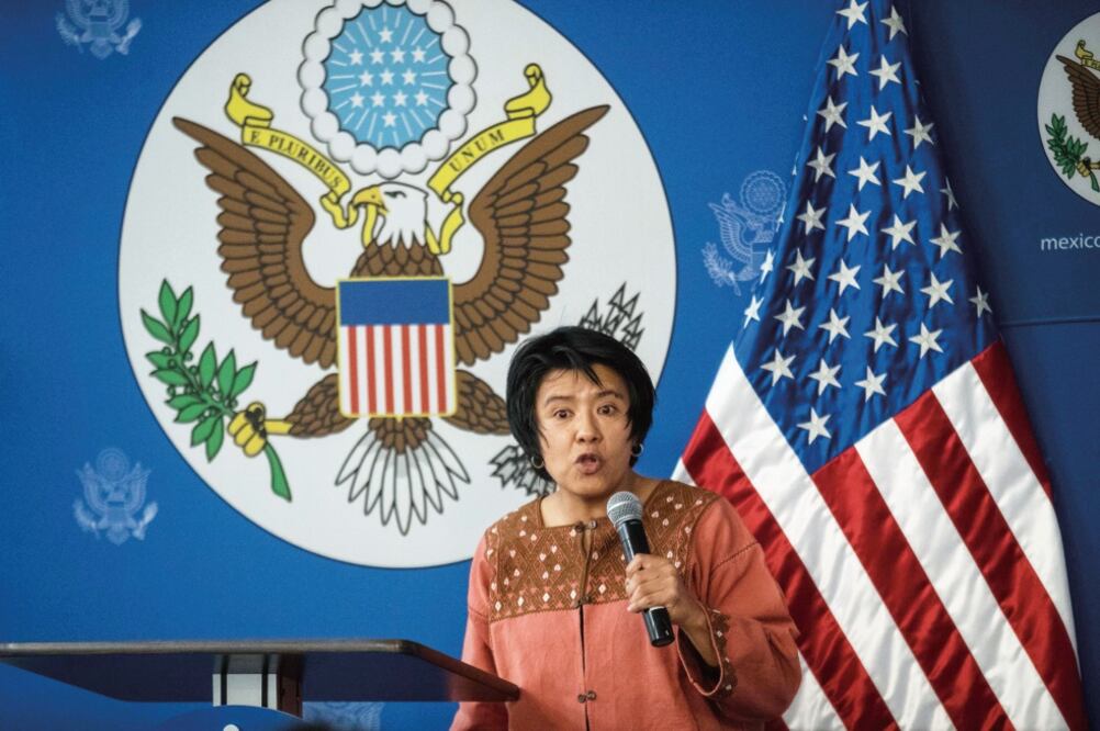 Alma Maldonado, investigadora del Cinvestav, señaló que en México las becas de la Fundación Ford se enfocaron a estudiantes indígenas (GERMÁN ESPINOSA. EL UNIVERSAL)