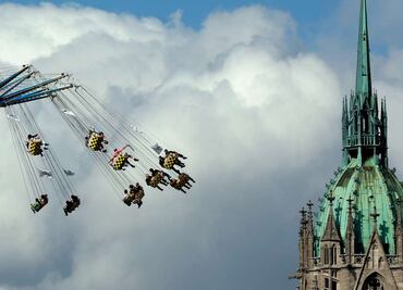 Múnich, con un tarro de cerveza