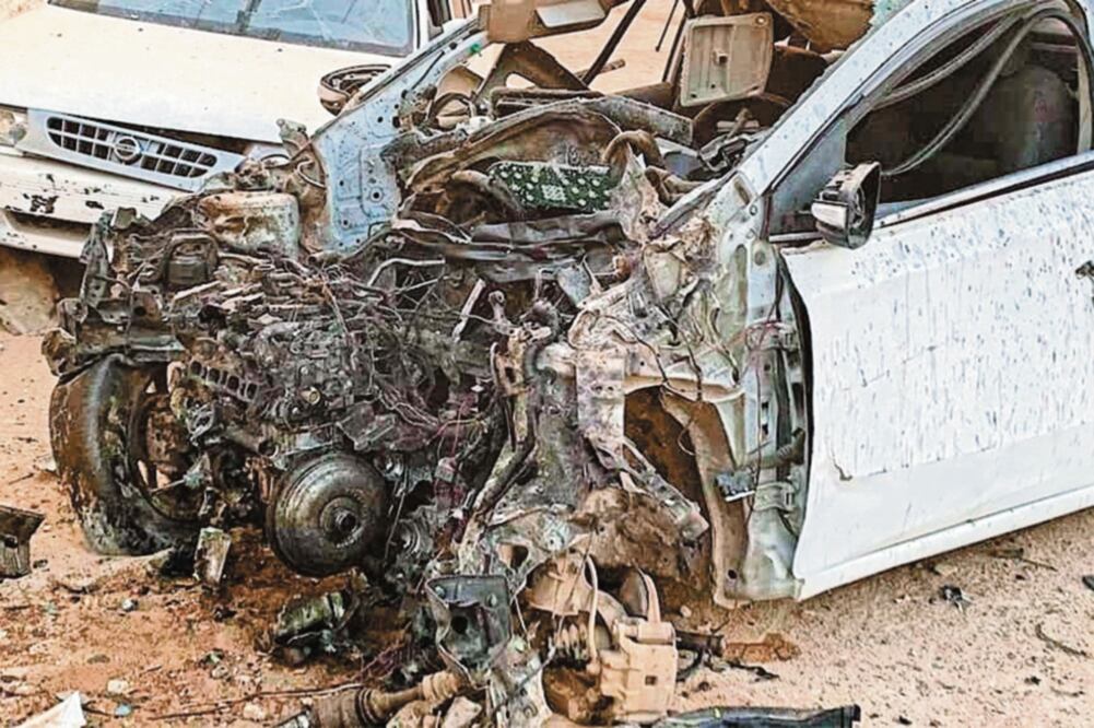 La FGE informó que la explosión se debió a la detonación de un “artefacto” que estaba dentro de un automóvil, pero no dio detalles sobre el objeto. Foto: FISCALÍA DE GUERRERO
