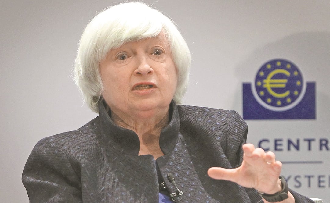 Janet Yellen fungió como presidenta de la Reserva Federal de Estados Unidos. Foto: AFP ARCHIVO