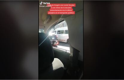 Video. “¡Auxilio!”, combi sin placas no deja bajar a joven en Ecatepec; testigos ayudan a estudiante