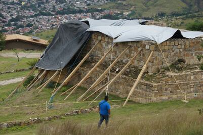 Dos pirámides de Monte Albán II sufrieron daños severos por sismo: INAH