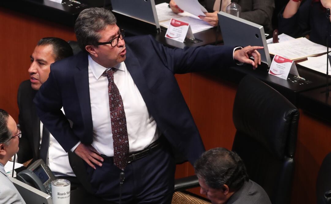 El coordinador de los senadores de Morena, Ricardo Monreal