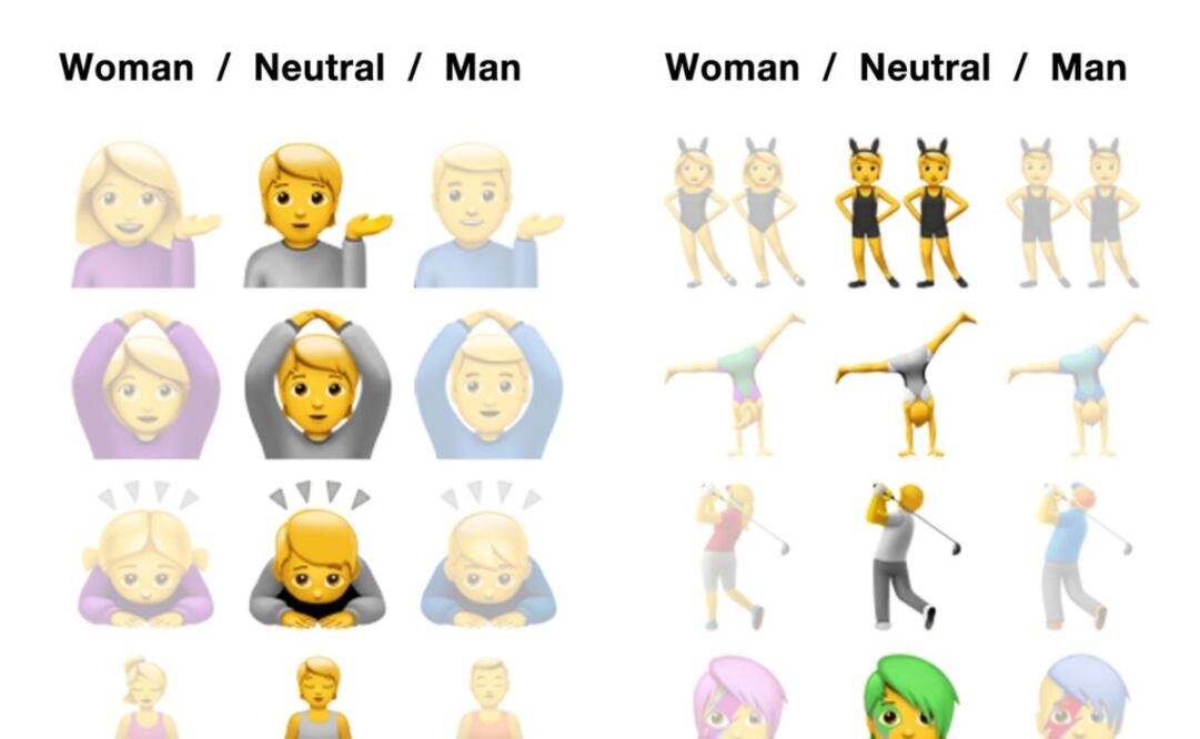 Los nuevos diseños son parte de los emojis aprobados a principios de este año que ahora se han lanzado a los usuarios de Apple
