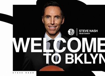 Los Nets confirman a Steve Nash como nuevo entrenador