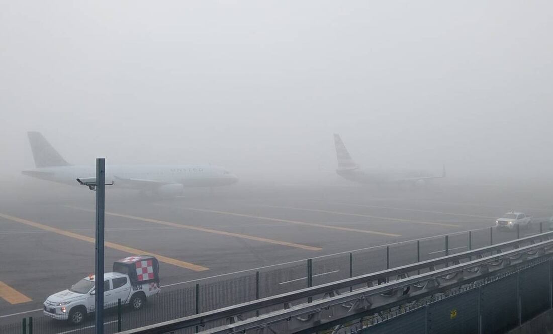 Banco de niebla afecta operaciones del AICM: Francisco Rodríguez