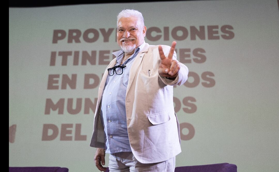 El actor Joaquín Cosío en el Centro Universitario de la Costa, sede de la Universidad de Guadalajara (UdG), en el marco de las actividades de la ceremonia de los premios al cine Ariel 2025, en Puerto Vallarta, Jalisco. 
FOTO: Hugo Salvador/EL UNIVERSAL.