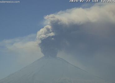 Volcán Popocatépetl: ¿En qué alcaldías de la CDMX se prevé caída de ceniza?