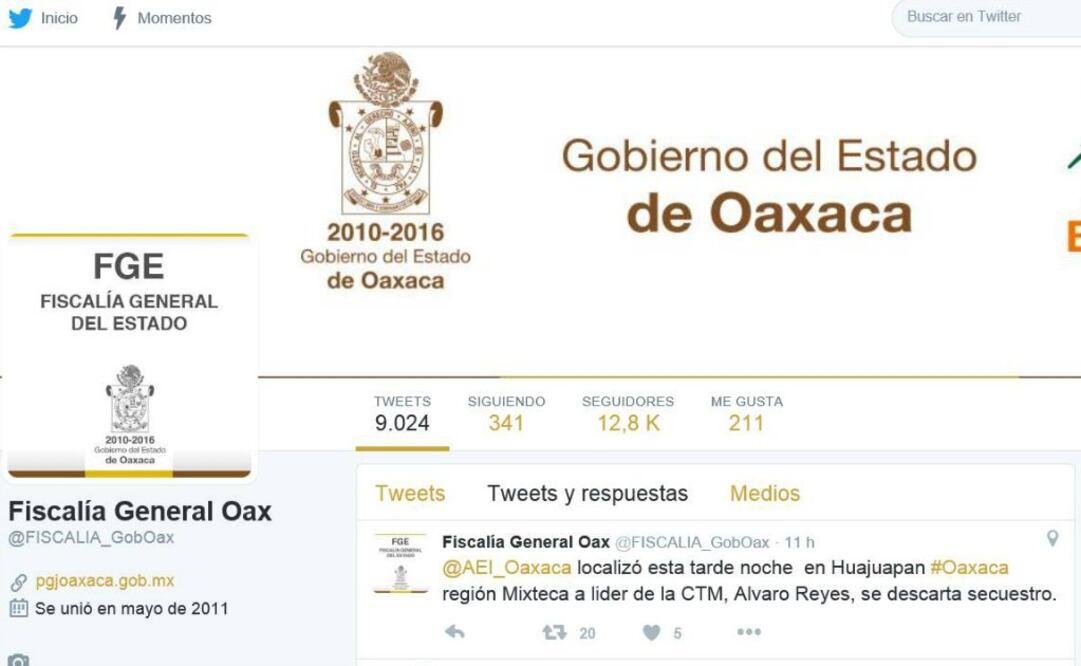 Foto: @FISCALIA_GobOax 