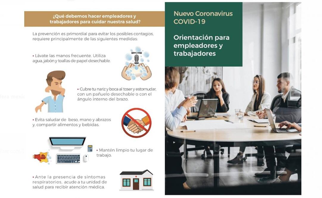 STPS emite recomendaciones de prevención a empresas ante coronavirus 