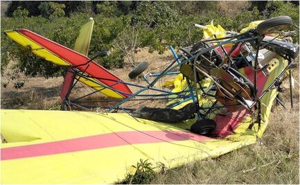 Se desploma aeronave ligera en límites de Puebla y Morelos; hay un muerto y un herido