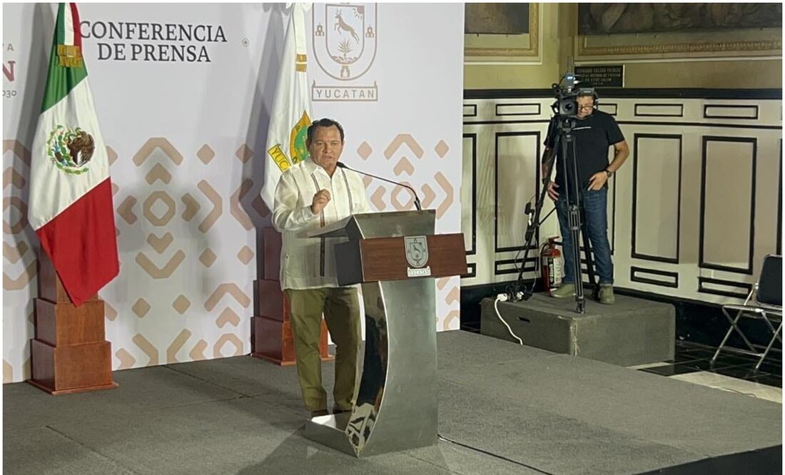 No habrá "cacería de brujas" pero sí denuncias por presuntas irregularidades, declaró Joaquín Díaz Mena, Gobernador de Yucatán (6/11/2024). Foto: Especial