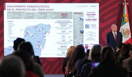 Reconoce AMLO que se necesitan más recursos para terminar el Tren Maya