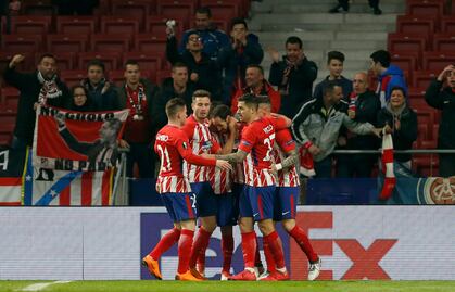 Atlético de Madrid se impone en casa y derrotó al Lokomotiv