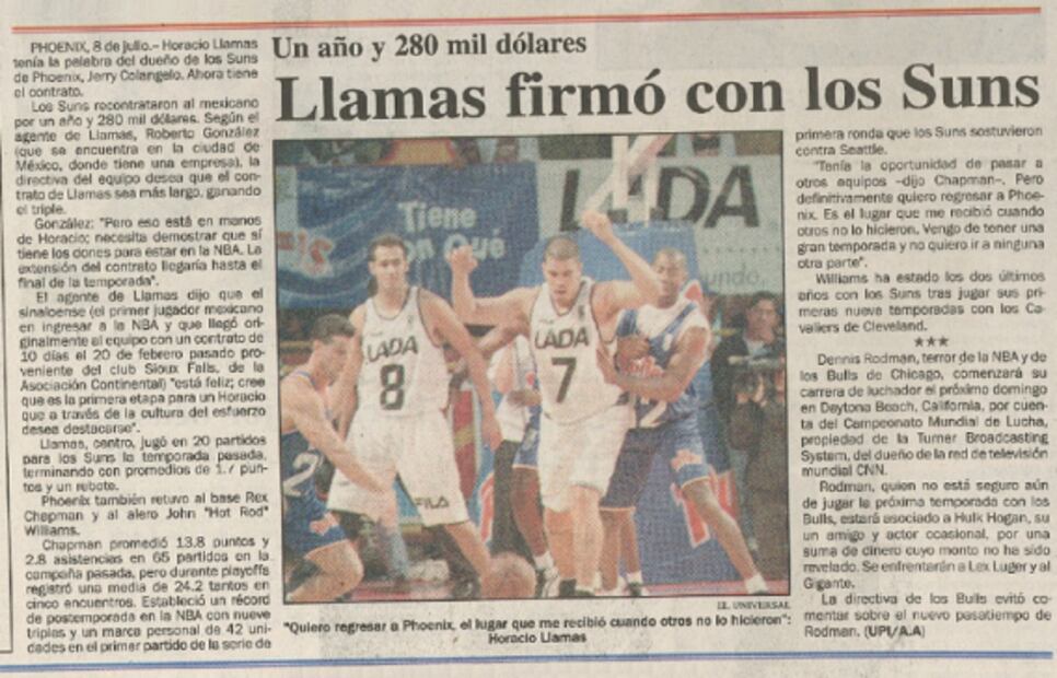 Los mexicanos que han jugado en la NBA