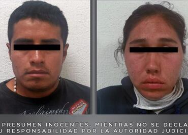 Detienen a pareja por presuntamente organizar saqueos a tiendas en Tecámac