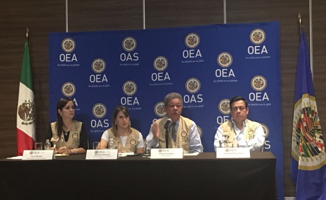 Leonel Fernández, reprobó y condenó la violencia hacia precandidatos y candidatos. Foto: Especial