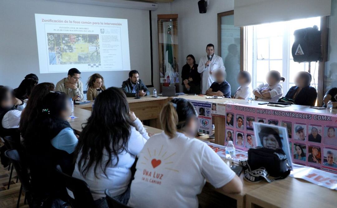 Avanza plan para recuperar e identificar restos en el Panteón Civil de Dolores (09/11/2025). Foto: Especial