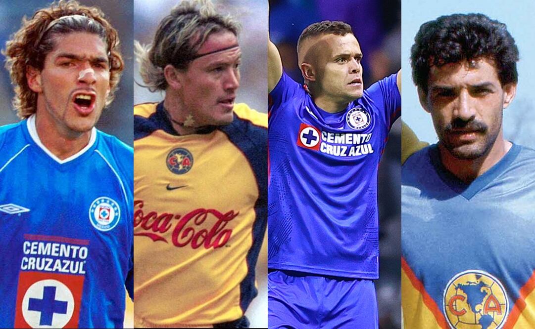 Futbolistas que jugaron en Cruz Azul y América - FOTO: Especial