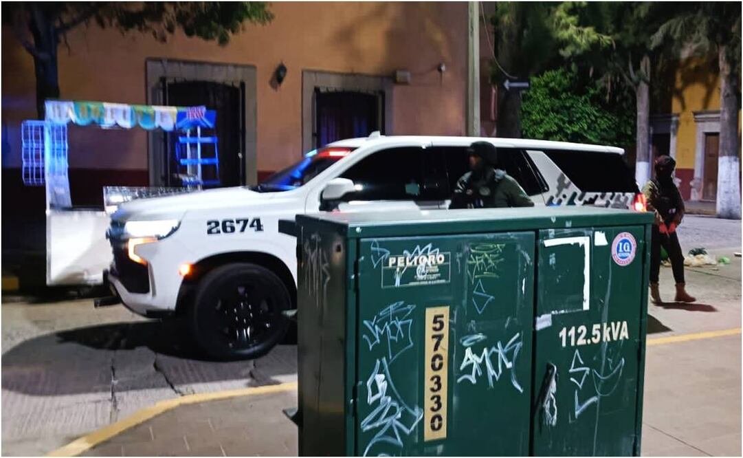 Ataque armado a comandancia en Villa de Reyes. Foto: Especial