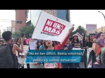 "Que todas las muertes violentas de mujeres se investiguen como feminicidios": Zaldívar