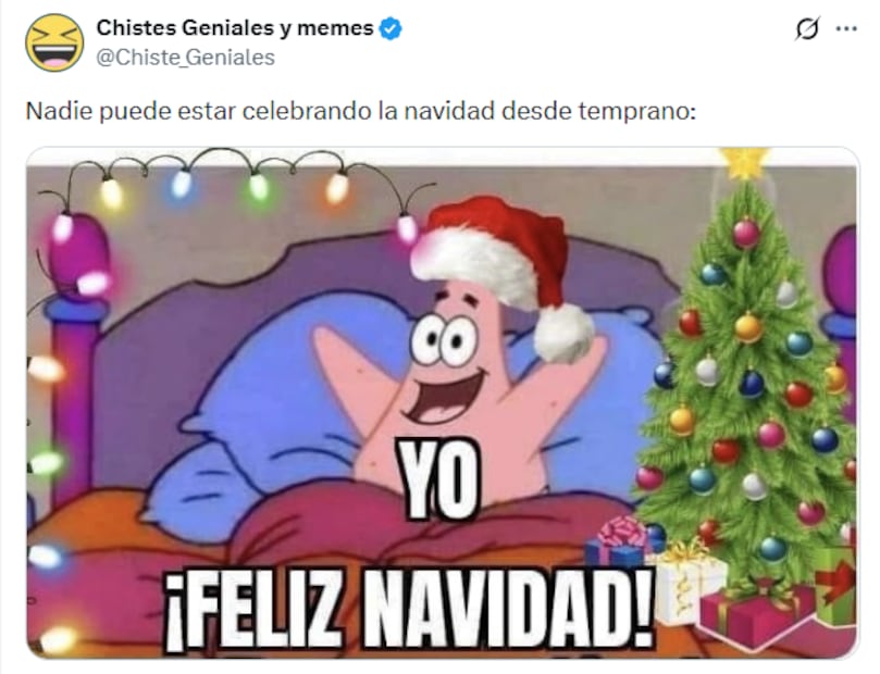Memes de Navidad. Foto: X