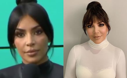 Kris Jenner le copia peinado a Kim Kardashian y lucen idénticas