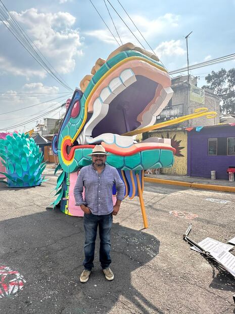 La obra del maestro cartonero Raymundo Medina. FOTO: Sergio Trejo/ EL UNIVERSAL/