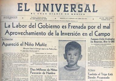 El niño rescatado en 1974 gracias a una increíble casualidad
