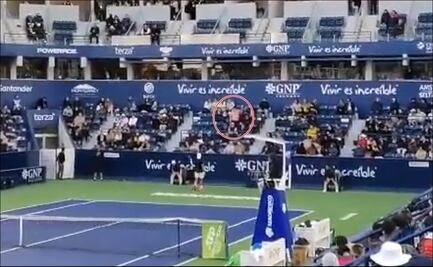 Sujeto provoca a Fernando Verdasco en pleno juego del Abierto de Monterrey; fue retirado del estadio