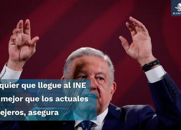 Es legal y moralmente válido que próxima presidenta del INE simpatice con Morena: AMLO