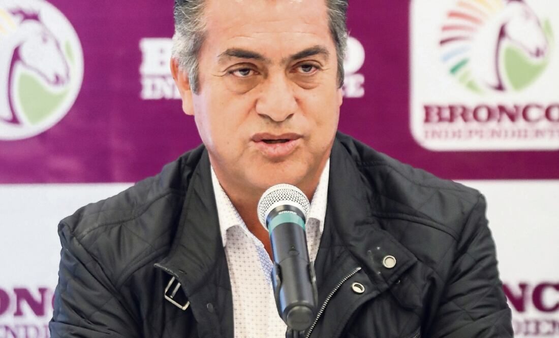 Nuevo líder. Jaime Rodríguez, El Bronco, dice que con la lista de plurinominales de Morena, López Obrador es el nuevo “jefe” de la mafia en el poder. Foto: GERMÁN ESPINOSA. EL UNIVERSAL