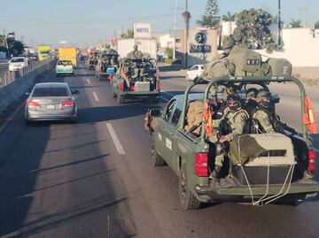 Arriban más elementos del Ejército mexicano a Culiacán; forman parte Estrategia Nacional de Seguridad Pública